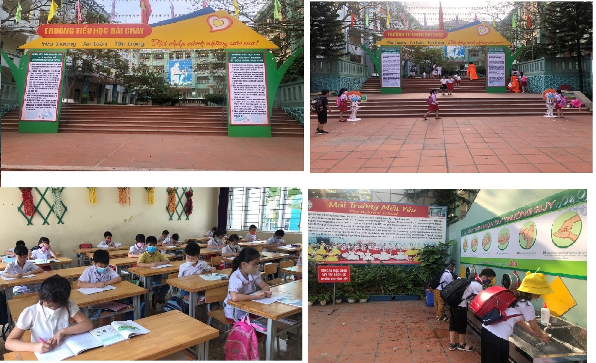 Niềm vui học sinh trở lại trường học tập